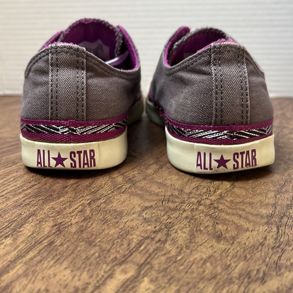 Converse Women's All Star Low Top Shoes Purple Converse Sneakers Size 6 - Picture 6 of 15